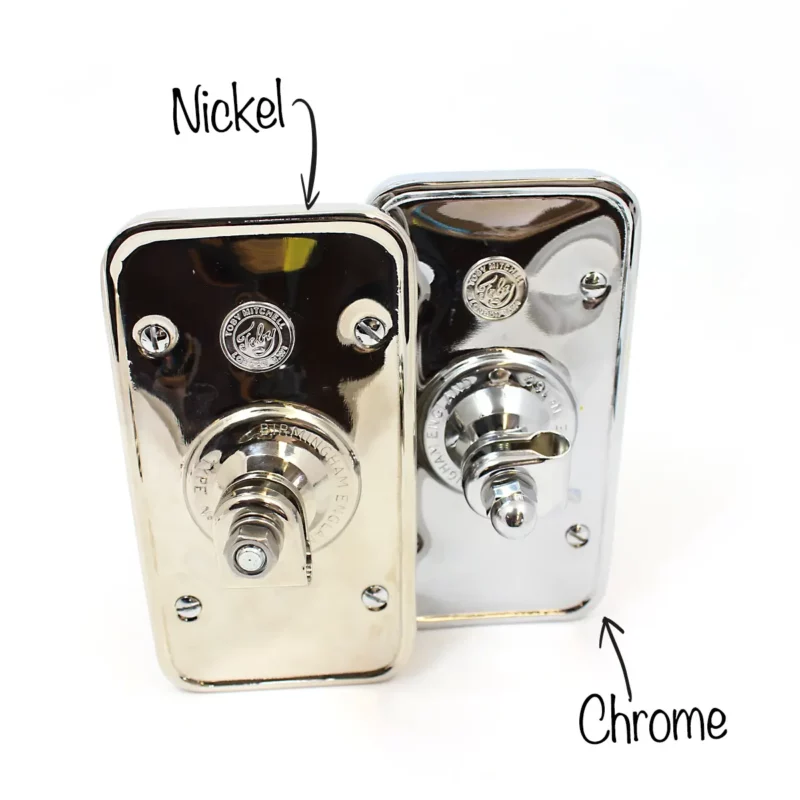 Nickel and Chrome plating colour difference