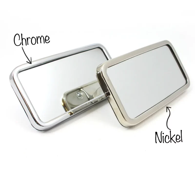 Image to show difference between Nickel and Chrome plating