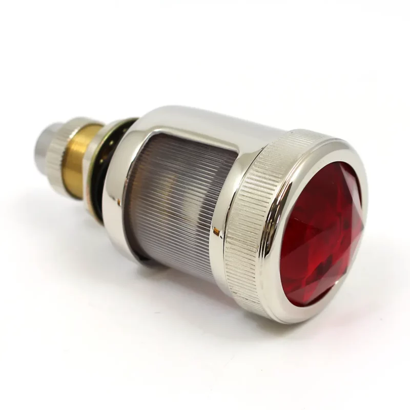 Nickel Plated small vintage rear car lamp
