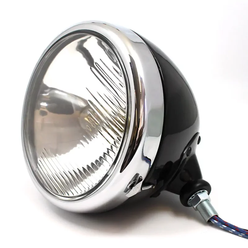 Lucas L148 type headlamp with black shell